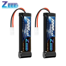 Zeee – batterie NiMH haute puissance 8.4V 3000mAh, 2 unités, avec prise Tamiya pour voiture RC LOSI HPI Tamiya Kyosh associée
