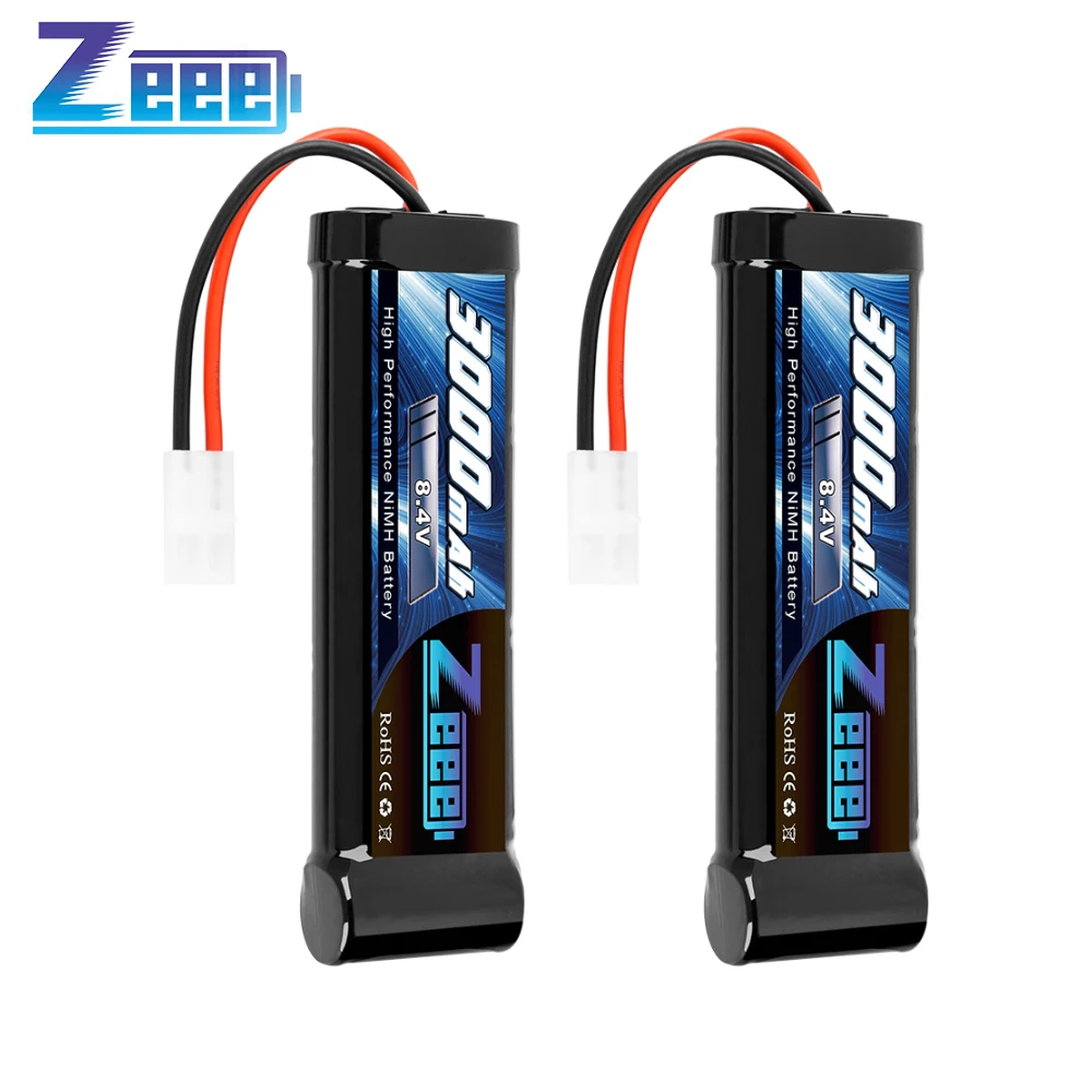 Аккумулятор NiMH высокой мощности Zeee 8 4 в 2 блока со штекером Tamiya для