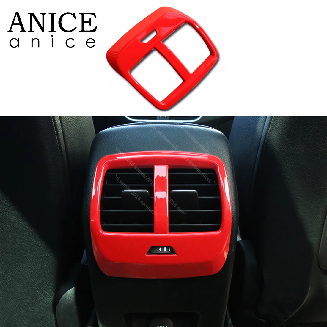 Красная задняя крышка вентиляционного отверстия Подходит для ford Focus 2019 |