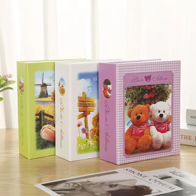

100 Pictures Pockets Photo Album Interstitial Photos Book Case Kid Album Storage Family Wedding Memory Party Gifts 17 x 14 x 5cm