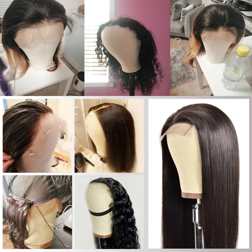 Wig Stand Mannequin Head Hair - Training Mannequin Head Canvas Block  Display - Aliexpress