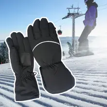 Зимние перчатки с подогревом унисекс, водонепроницаемые, регулируемые, с сенсорным экраном, теплые, для рук