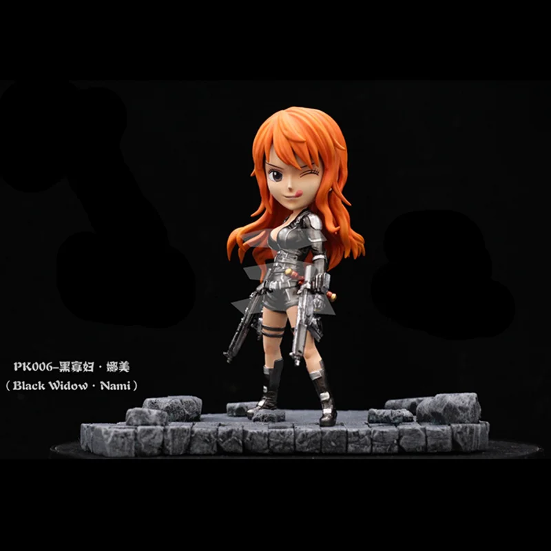 5&quot One Piece Nami Statue Charm Girl Anime Sexy Figures Bust Full-Length Portrait Thief Cat GK Action Figure Toy BOX 13CM W145 | Игрушки и