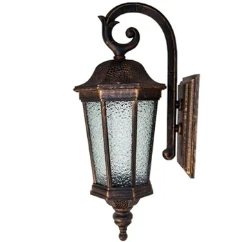 

European retro wall lamp European courtyard garden villa room wall lamp LED hotel landscape tiger lamp