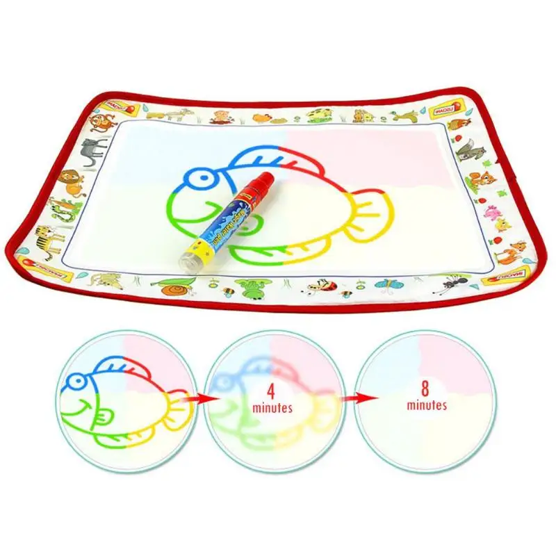 Милый детский игровой коврик каракули коврик родитель-ребенок Взаимодействие ребенок Рисование Ткань воды волшебный холст необходимые декомпрессионные игрушки