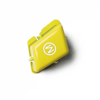 

E87 1* Switch Button Cover E88 M1 Scratch-Resistant Dirt-Resistant Yellow ABS
