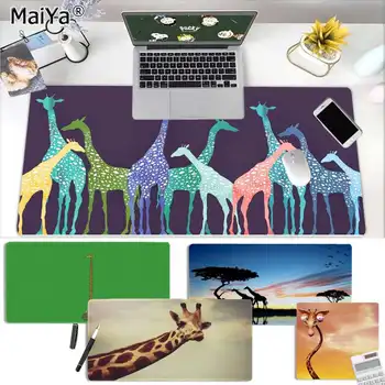 

Maiya Funny funny giraffe Gamer Speed Mice Retail Small Rubber Mousepad Rubber PC Computer Gaming mousepad