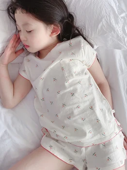 

Sumcico 2020 Latest Children's Pajamas with Floral Printed Age2-15Y