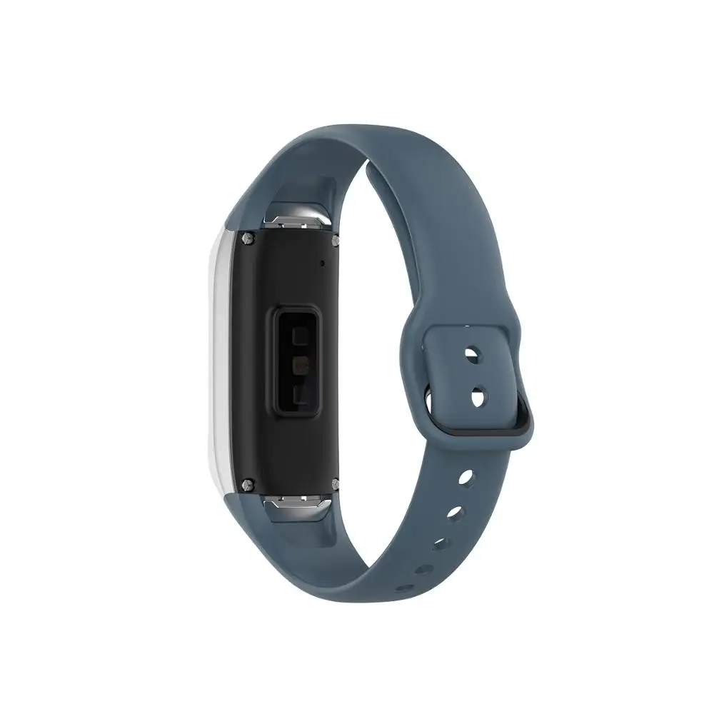 Rock blue Для samsung Galaxy fit SM-R370 умный браслет силиконовый ремешок спортивный ремешок для часов Замена резины браслет - Цвет ремешка: Rock blue