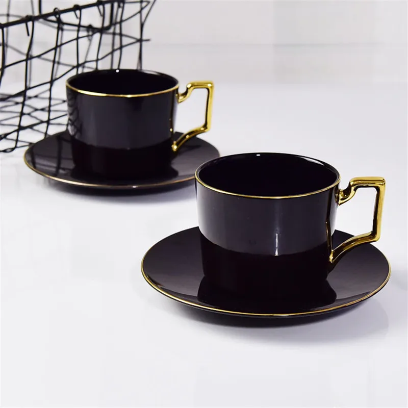 Изготовленный На Заказ светильник, роскошная Европейская керамическая кофейная чашка, чашка из костяного фарфора, чайный набор, чашка, блюдо на заказ