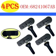 SENSOR DE PRESSÃO DOS PNEUS PARA 2010 2011 2012 2013 2014 2015 JEEP GRAND CHEROKEE 433MHz SENSOR DE TPMS 68241067AB 68241067AA 56029398AB