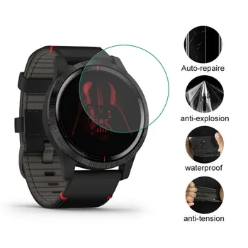 

Soft Clear Protective Film Guard For Garmin Legacy Saga Series Rey 40MM and Darth Vader 45mm Smart Watch Screen Protector Cover