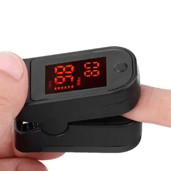 

Medical Pulse Oximeter Portable Finger Pulse Oximeter LED Fingertip Oximeter Blood Oxygen Saturat DROPSHIPPING
