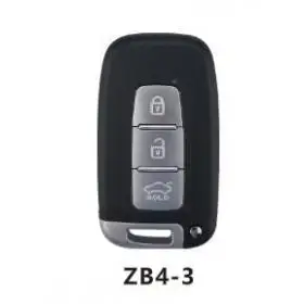 KEYDIY Универсальный умный ключ серии ZB пульт дистанционного управления 3-5 Кнопка для KD-X2 ключа автомобиля пульт дистанционного управления подходит для более чем 2000 моделей - Цвет: Фиолетовый