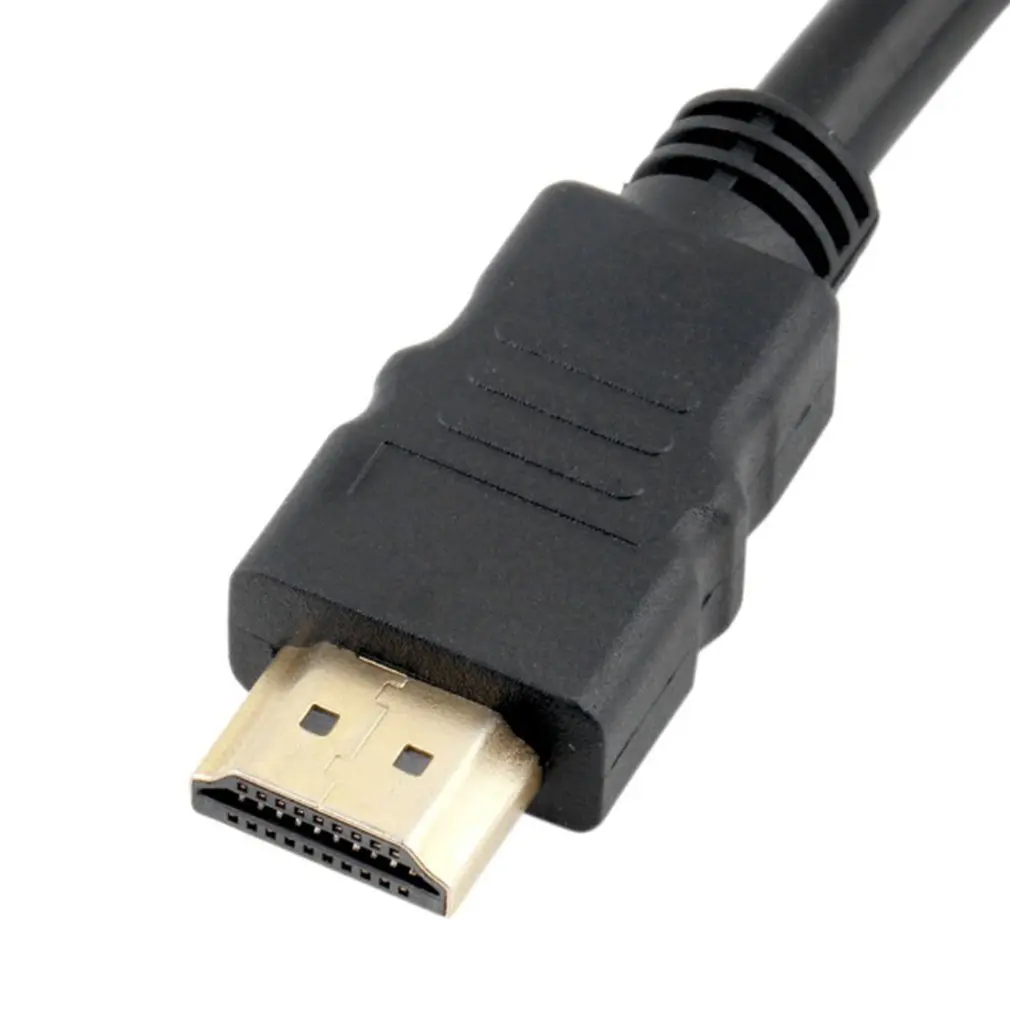 HDMI кабель адаптер 1.4B сплиттер HDMI 1 в 2 выход Кабельный разъем HDMI порт концентратор HDMI 2-портовый штекер для женщин