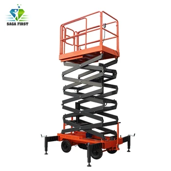 Best Manally Moving Electric Lifting Hydraulic Mobile Work Platform