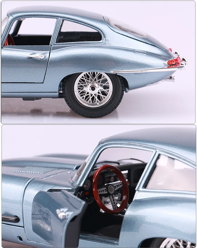 Bimeigao 1: 18 модель сплава Модель автомобиля jaguar e-Typ E Coup E классическая модель автомобиля коллекция подарок украшение