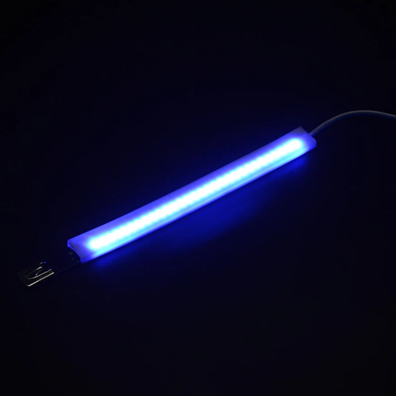 Motorcycle Front Fork Shock Absorber LED Turn Signal Indicator Day Running Light_blue 1