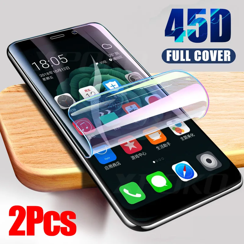 

3Pcs 45D Screen Protector Hydrogel Film For Samsung Galaxy S9 S8 Plus S10 Plus Lite Note 8 9 10 Protective Film Samsung A50 A40