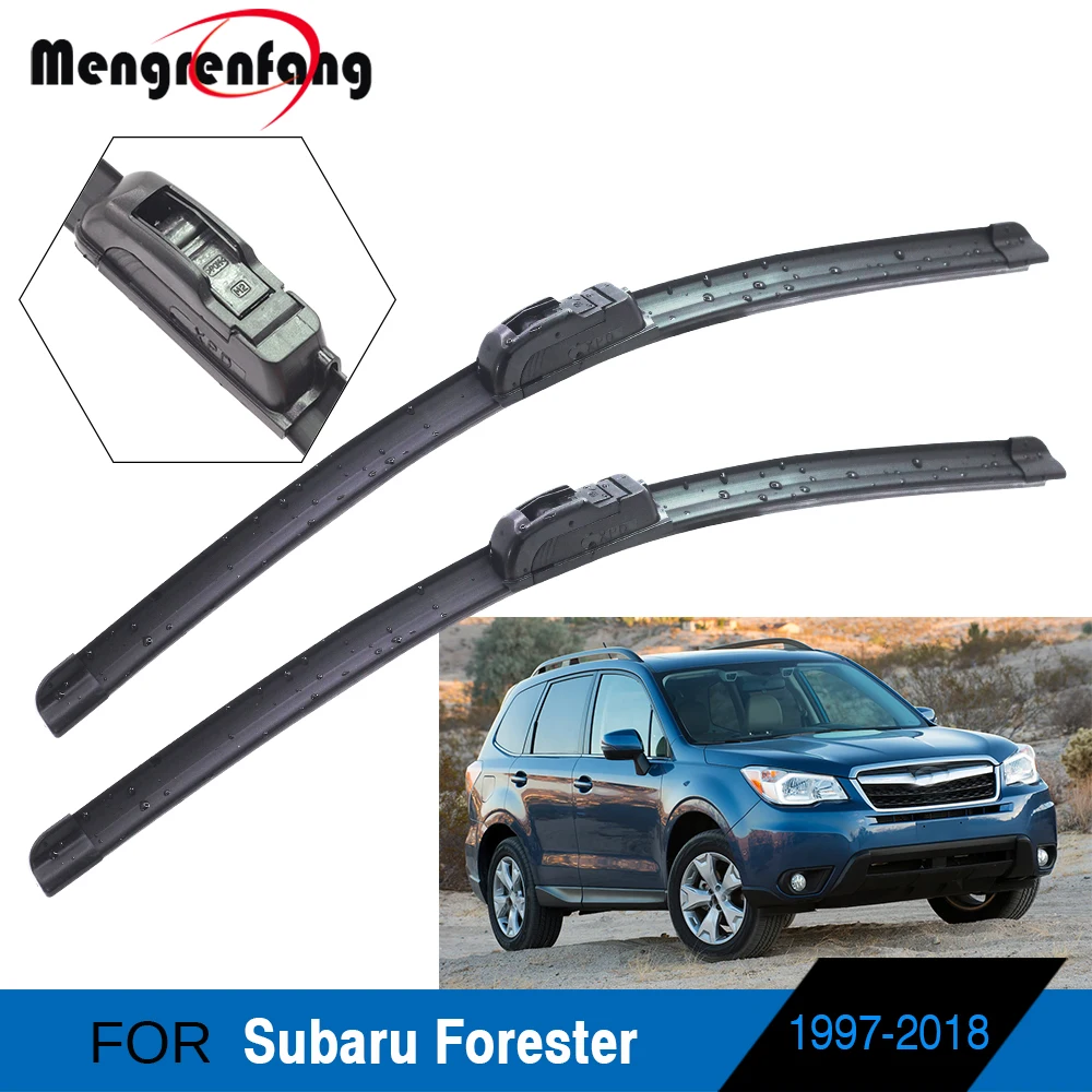 Щетки стеклоочистителя для Subaru Forester передние щетки мягкая резина без рамки J Hook