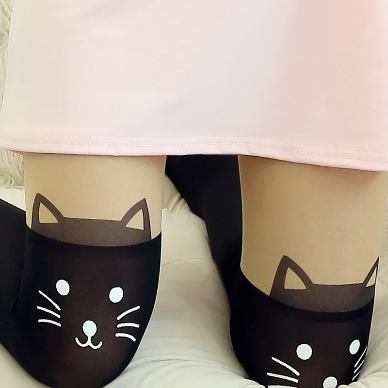 Anime cartoon stockings cat loving heart bear totoro devil Kumamon bowknot cute fun sweet women cotton stockings cosplay kawaii - Цвет: 6