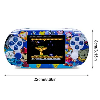 

Portable Double Handheld Game Console Video Games Player with Handle for PXP3 M0XB