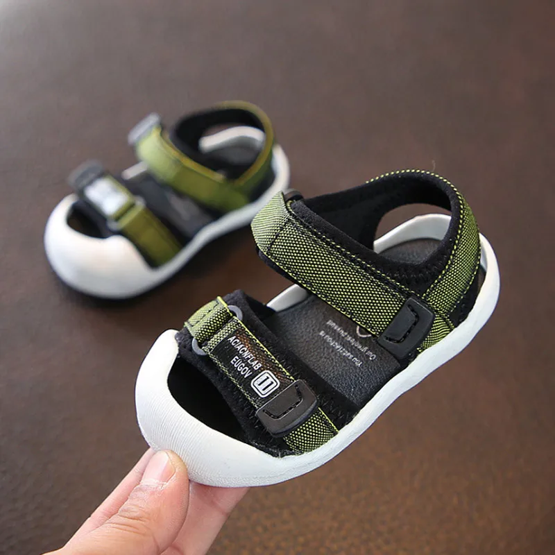 

2019 Summer Baby Boys and Girls Sandals Fashion Breathable Kids Sneakers Top Quality Children Beach Shoes Non-slip