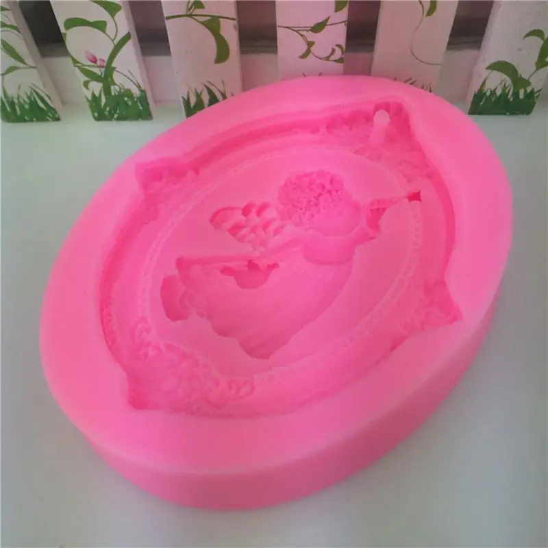 3D Сказочный Рог силиконовая форма для мыла DIY глина Свеча для выпечки торта шоколада