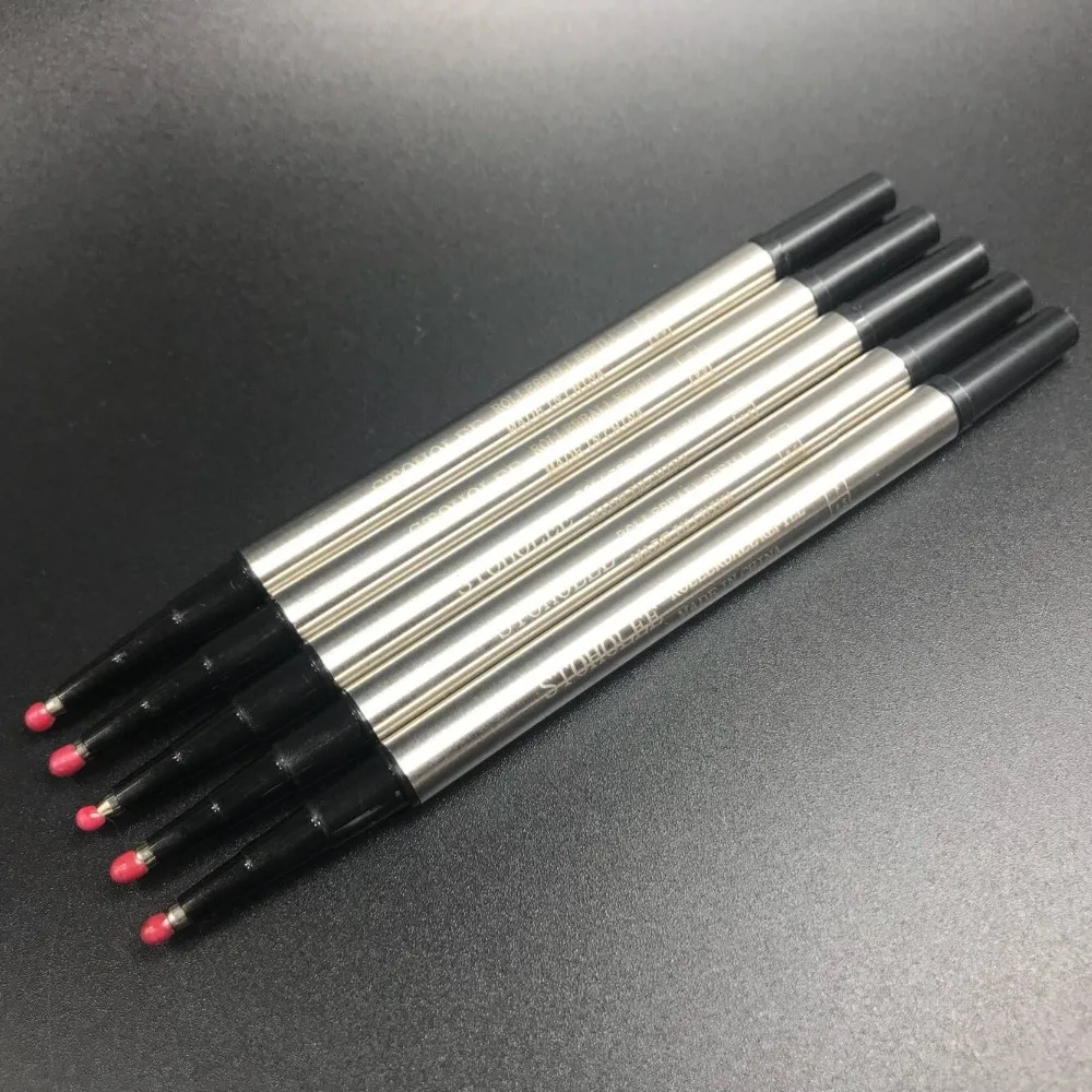 4,5 для 3 шт. финальная Акция Высокое качество шариковая ручка для роликов бизнес Excutive роликовая ручка канцелярские принадлежности для школы - Цвет: 5 Piece refill