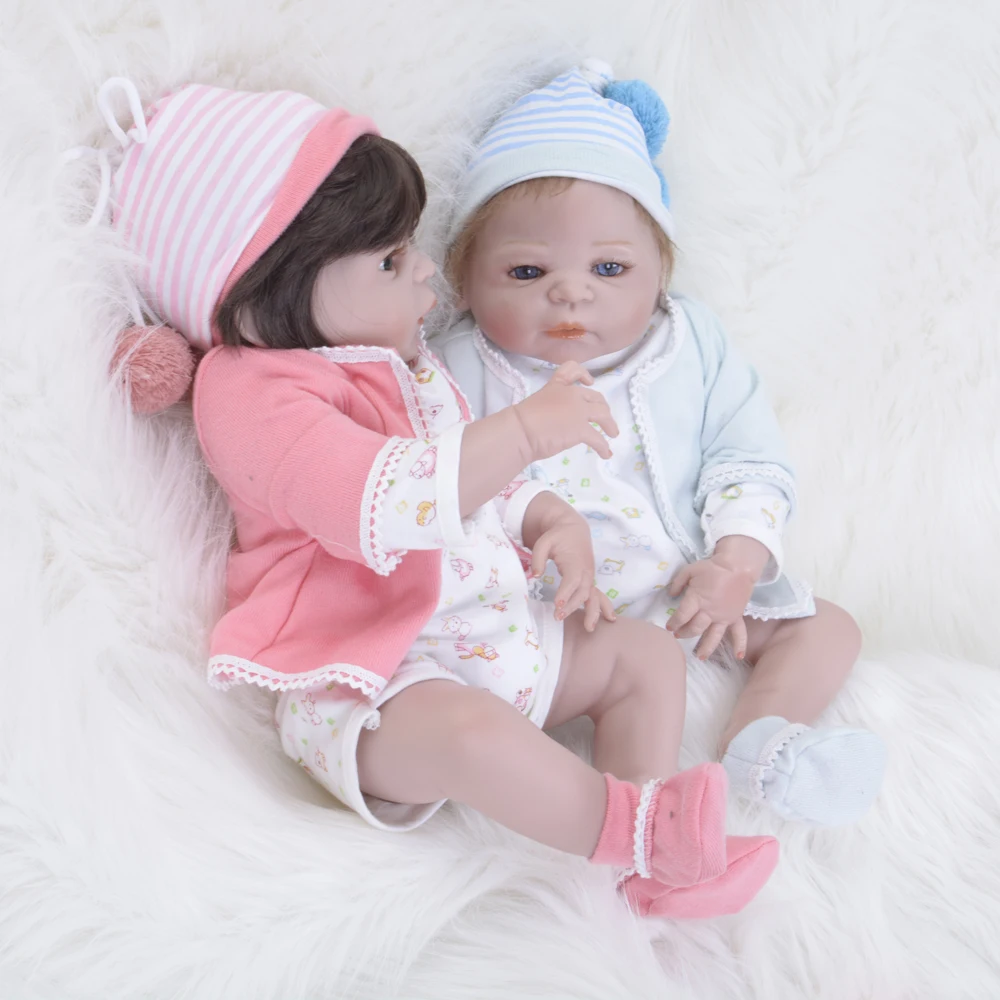 2" 55 см полный Силиконовый корпус Винил реалистичный Bebe Reborn Baby Doll Лидер продаж куклы прекрасный Playmate детский подарок на Рождество