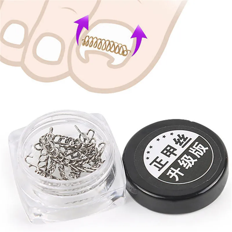 

12 Pieces / Box Nail Art Ingrown Nails Correction Wire Recover Care Paronychia File Patch Corrector Foot Pedicure Tool Health