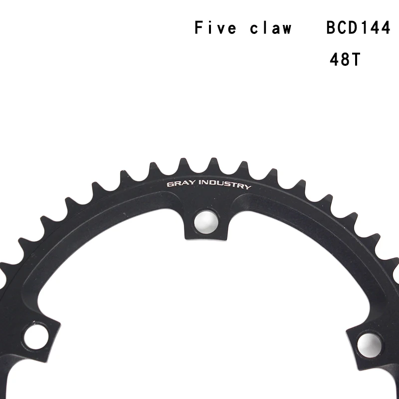 Bicycle Hollowed-out Tooth Plate Parts Aluminum Alloy BCD 144 48T  Bike Chainring