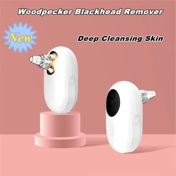 

New Facial Blackhead Remover Vacuum Face Deep Pore Cleaner Suction Acne Pimple Removal Tool With Mini Nano Facial Steamer Spray