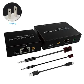 

Strong Compatibility Stable Transmitter Set With HDMI Cable Accessories HD 1080P Infrared Receiver TV BOX Metal Remote Control