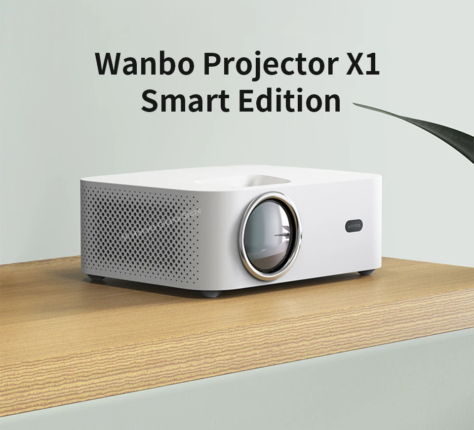 Wanbo X1 Pro Projector 4K Android 9.0 Support 1080P Mini LED Portable Projector 1280*720P Keystone Correction For Home