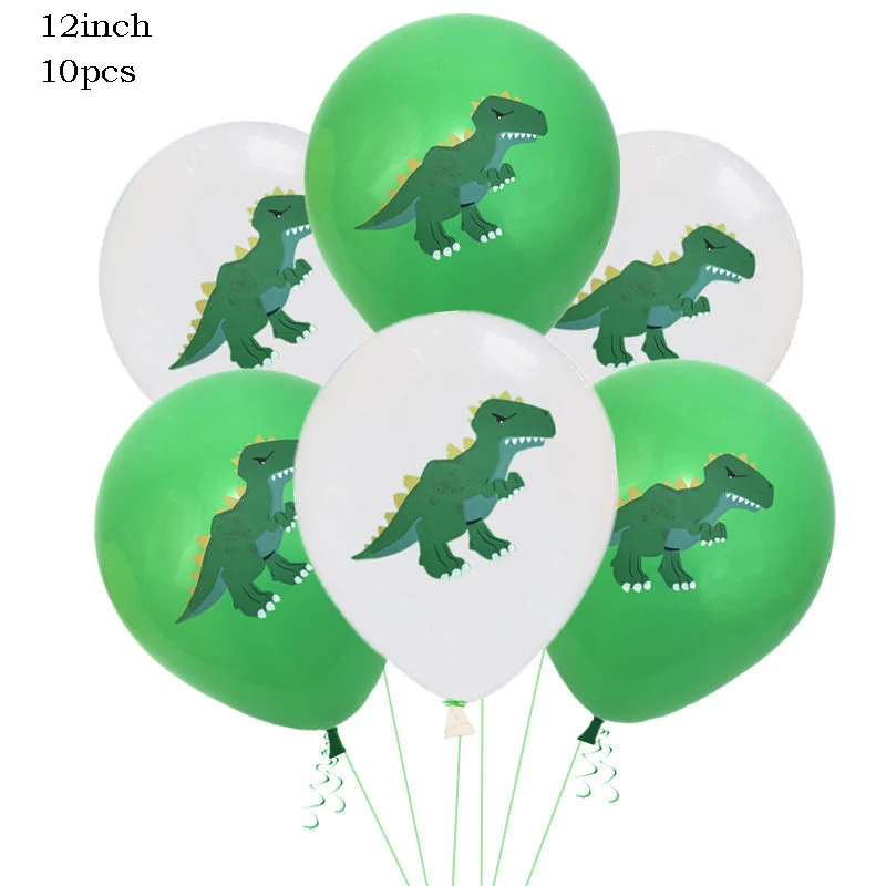 Dinosaur Party Ballon Birthday Party Decorations Happy Birthday Dinosaur Banner Kids Birthday Party Decoration Balloons