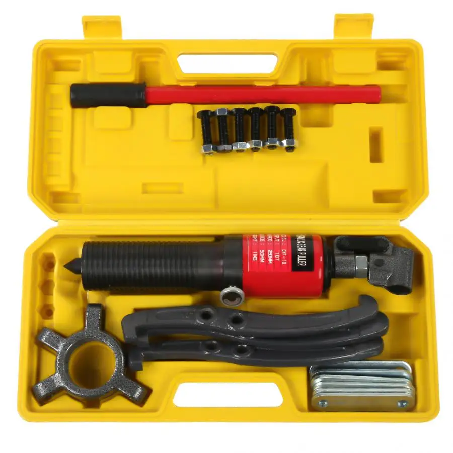

multifunctional hand Tool set 10T Hydraulic Gear Puller Pumps Oil Tube 3 Jaws Drawing Machine screwdriver set