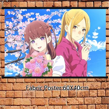 

Anime Poster Oshi ga Budoukan Ittekuretara Shinu Eripiyo Ichii Maina wall scroll Art Prints Home Room Decoration