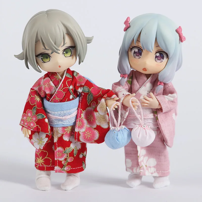 Barbie Doll Clothes Doll Clothes Doll Clothes Accessories Doll Accessories Ob11 Doll Clothes Ob11 Kimono Yukata Set for 1/12bjd Costume Clothes Obitsu 11 GSC Clay Molly Doll Clothing Accessories