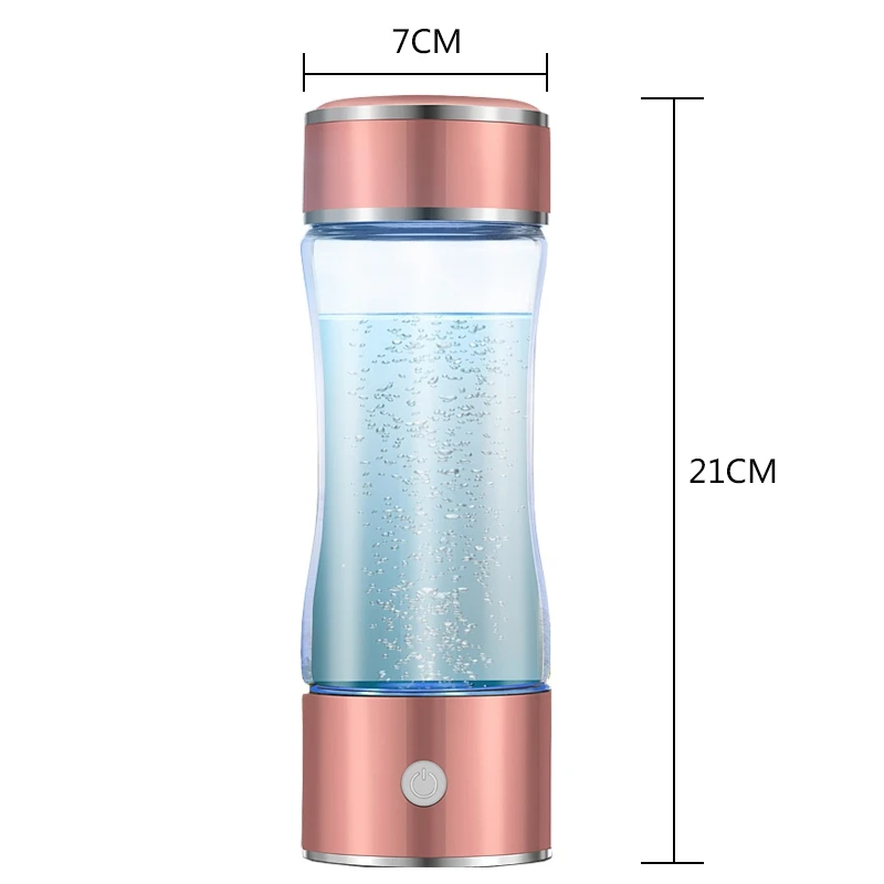 WSFS Hot 400-500ML Portable Hydrogen Rich Water Maker Ionizer Generator Bottle Cup Xmas Gifts