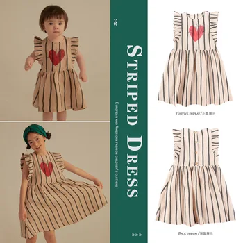 

IN STOCK Ins 2020ss Spring and Summer Jelly Same Series Girls Dresses Baby Casual Ruffled Dresses