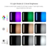 Ручной перезаряжаемый светодиодный светильник RGB, 10 режимов свечения, 12 уровней яркости, 1000 люмен, 3200-5600K ► Фото 2/6