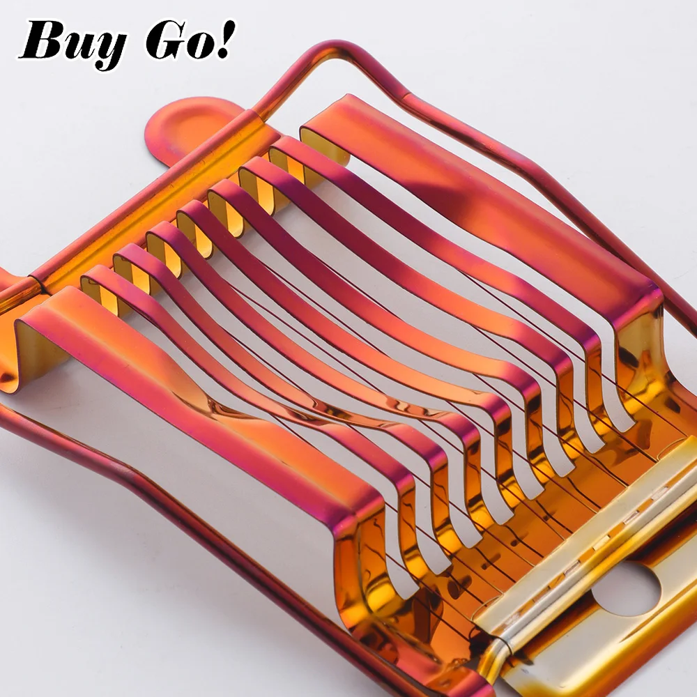 1PC Stainless Steel Boiled Egg Slicer Section Cutter Mushroom Tomato Cutter Mold Chopper Home Egg Kitchen Skiving Tool