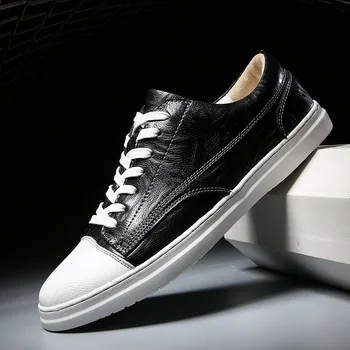 

Men Oxfords Genuine Leather Dress Shoes outdoor fashion Lace Up Flats Male Casual Shoes breathable Footwear Loafers Men o4