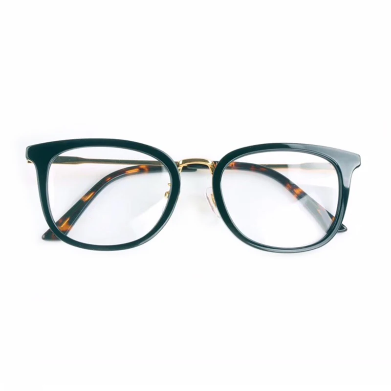 No2 Eyeglasses Модные женские овальные очки оправа черная оправа для очков Новые прозрачные линзы высококачественные очки Оптическая оправа для очков - Цвет оправы: No2 Eyeglasses