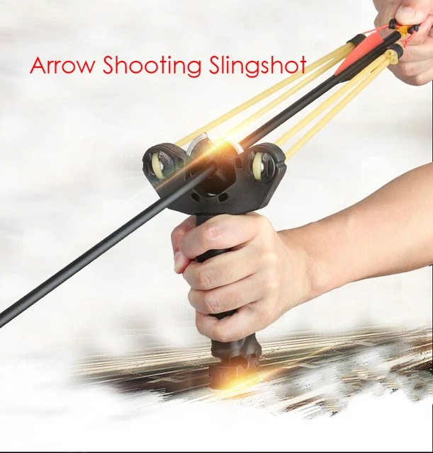 Bow Arrow Hunting Slingshot, Fishing Slingshot Crossbow