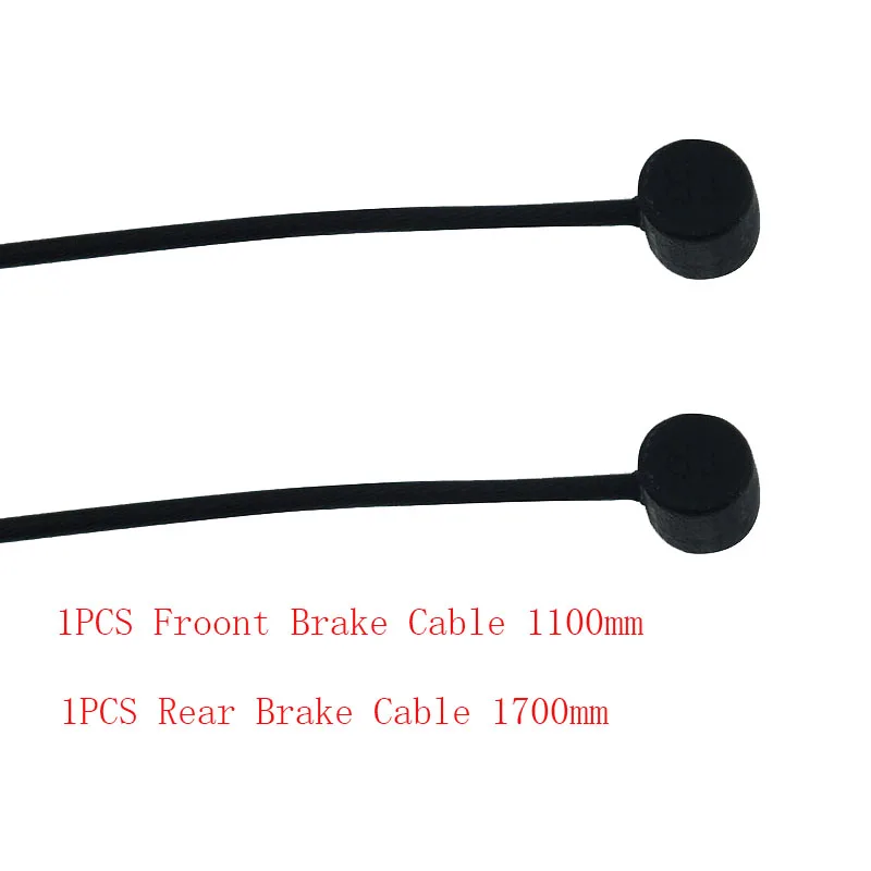 2 шт. тефлоновое покрытие переключения и внутренний кабель тормоза для MTB велосипеда для дорожного велосипеда, на переднее заднее сиденье тормозных проводов - Цвет: MTB Bike Brake Cable