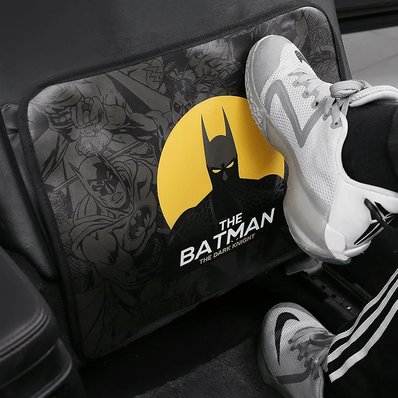 

1PC Car Interior Anti-kick Pad Auto Seat Back Cover Protector Marvel Anti-Child-Kick Pad Waterproof Kick Mats Car Accessories