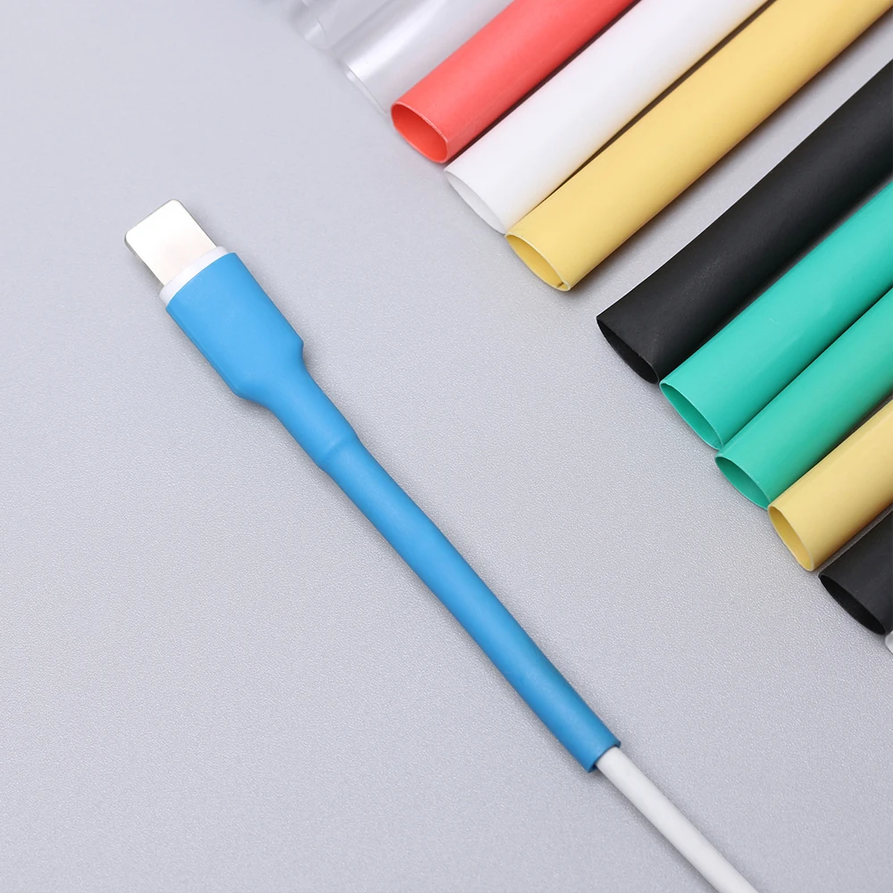 12 шт./компл. для iphone Защита для кабеля usb кабель провод winder Организатор терм усадочная трубка рукав для iPad iphone X XR XS кабель