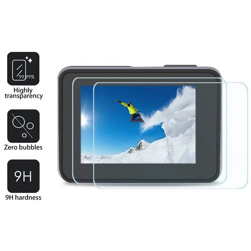 Защитная пленка из закаленного стекла для GoPro Hero 8 7 6 5 Черная защитная крышка